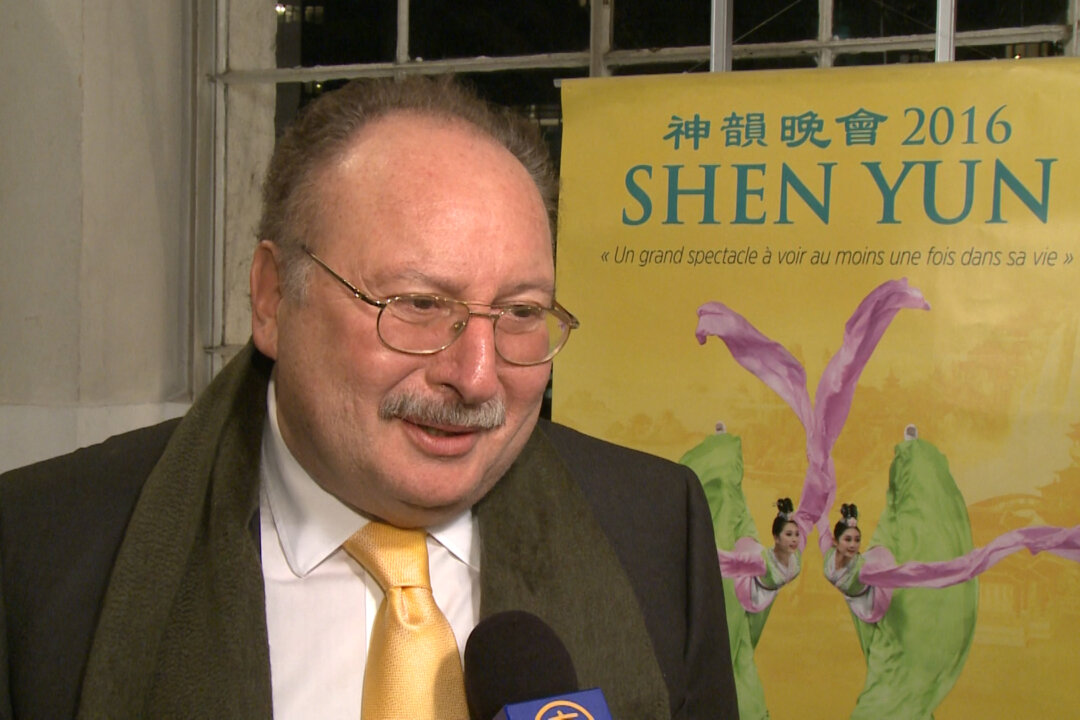 Fouad II, the last king of Egypt, "had a wonderful evening" at the first Shen Yun Performance in Geneva on Feb. 25, 2016. (Courtesy of NTD Television)