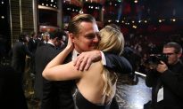 Kate Winslet Reacts to Leonardo DiCaprio’s Oscar Win