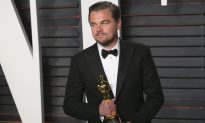 Video: Leonardo DiCaprio Waits to Have His Oscar Engraved