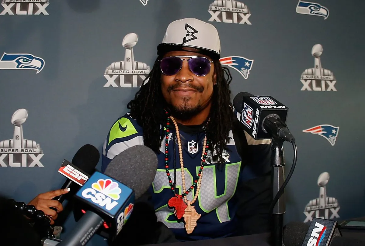 Marshawn Lynch has made five Pro Bowls in nine NFL seasons. (Christian Petersen/Getty Images)