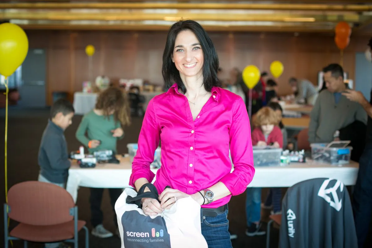 Tali Orad, co-founder and CEO of Screen, a device and app that allows parents to control their family's screen time, in New York, on Feb. 28, 2016. (Benjamin Chasteen/Epoch Times)