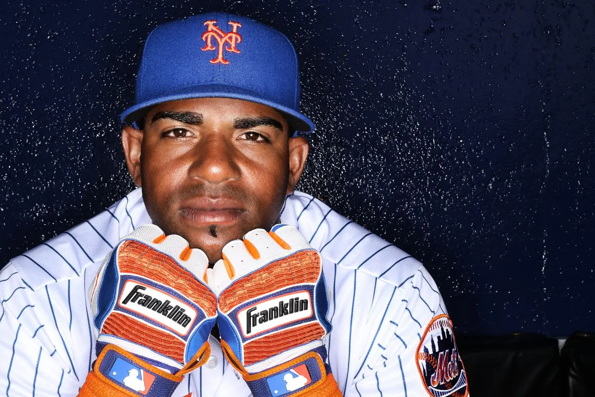 Yoenis Cespedes played a big part in getting the Mets back to the World Series last year. (Marc Serota/Getty Images)