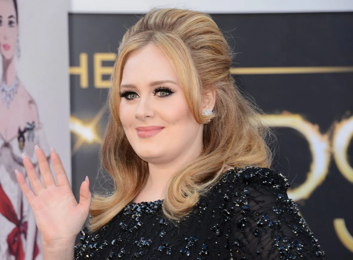 Singer Adele arrives at the Oscars in Hollywood on Feb. 24, 2013. (Jason Merritt/Getty Images)
