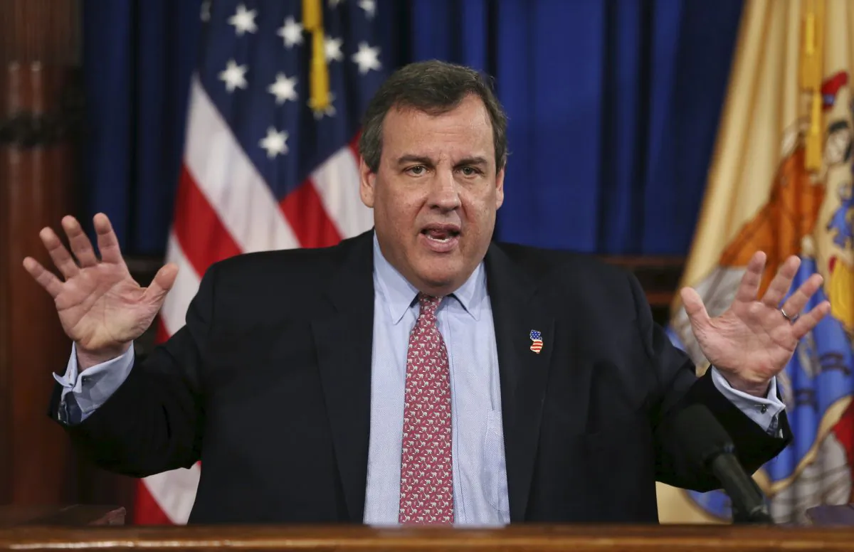 New Jersey Gov. Chris Christie at a news conference in Trenton, N.J., on March 3, 2016. (AP Photo/Mel Evans)