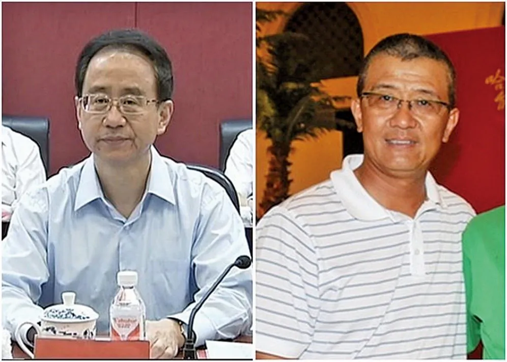 (L) Ling Jihua, (R) Ling Wancheng. It was reported that former Chinese Communist Party leader Ling Jihua’s brother, Ling Wancheng is providing top secrets of the Chinese government to U.S. intelligence agencies (Internet images)