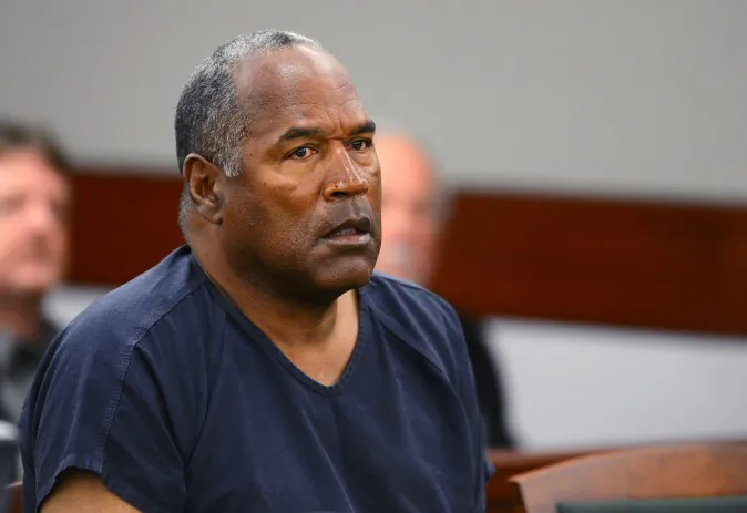 In this May 14, 2013, file photo, O.J. Simpson appears at an evidentiary hearing in Clark County District Court in Las Vegas.(Ethan Miller via AP, Pool)