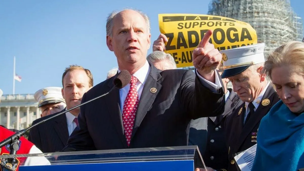 Congressman Daniel M. Donovan Jr. at a rally in support of the Zadroga Act. (Office of Rep. Daniel M. Donovan Jr.)