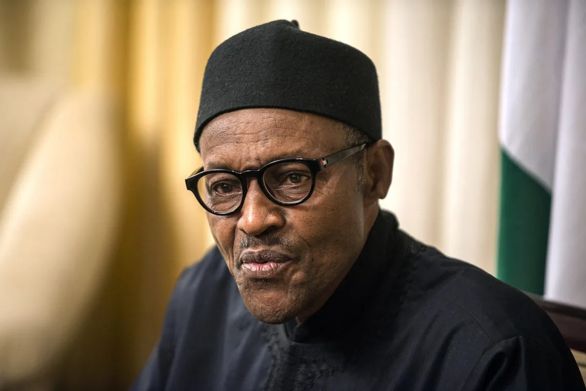 Nigeria's President Muhammadu Buhari gives an interview to AFP during the 25th African Summit in Johannesburg on June 14, 2015. (Mujahid Safodien/AFP/Getty Images)