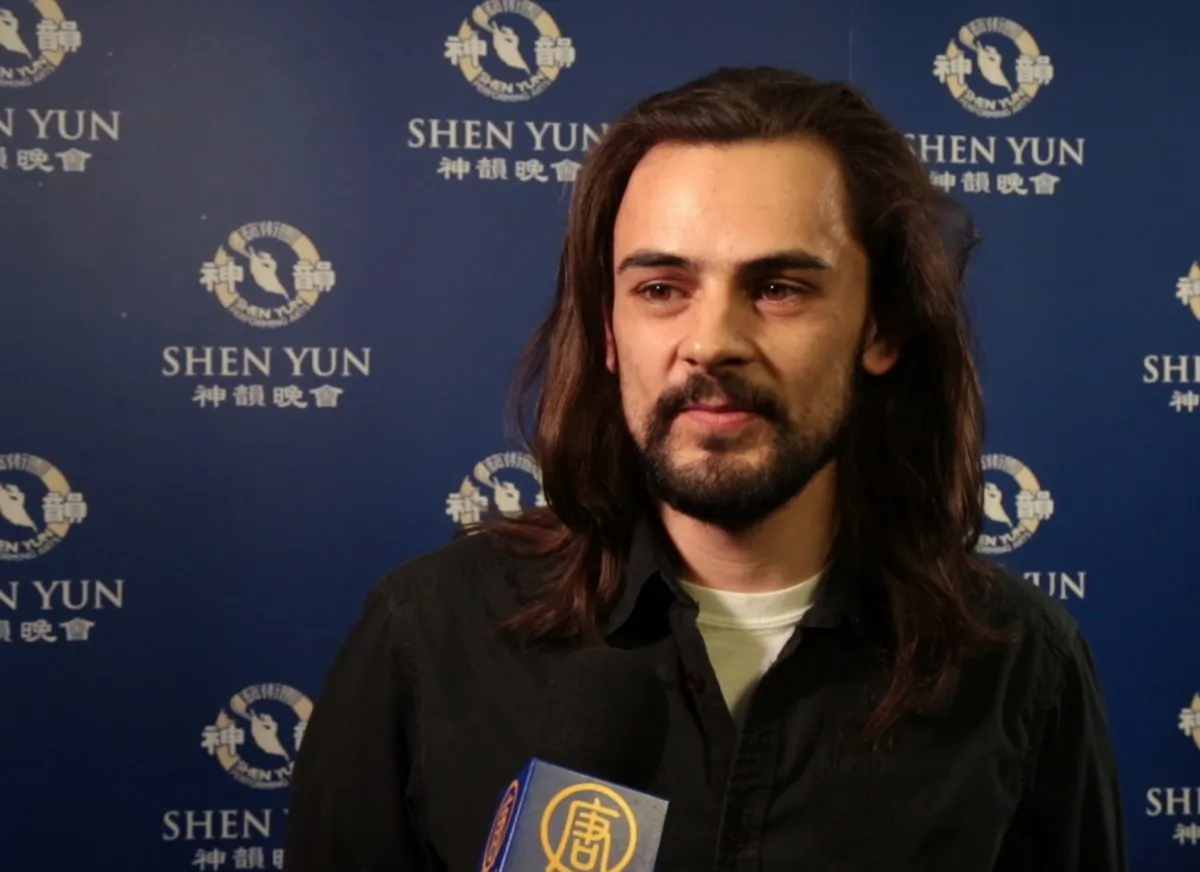 Jeremy Lionfive saw Shen Yun in Birmingham, U.K., on March 6, 2016 (Courtesy NTD)