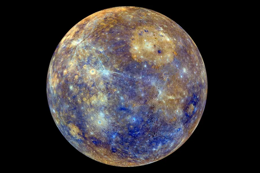 A 2013 picture of Mercury taken by the MESSENGER spacecraft (NASA)