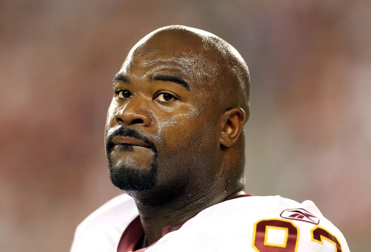 Defensive tackle Albert Haynesworth signed a seven-year $100 free agent deal with Washington in 2009, but was out of the league just three years later. (Christian Petersen/Getty Images)