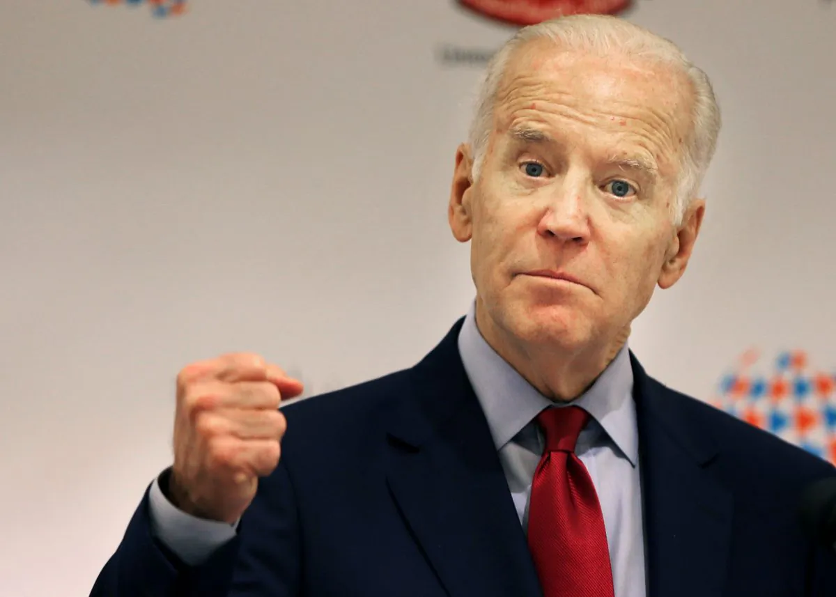 U.S. Vice President Joe Biden speaks during a conference with young Emirati entrepreneurs in Dubai, United Arab Emirates, on March 8, 2016. (AP Photo/Kamran Jebreili)