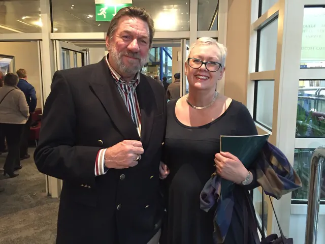 Mr. and Mrs. Wright enjoyed seeing Shen Yun for the second year running at The Birmingham ICC on March 6. (Debbie Mumford/Epoch Times)