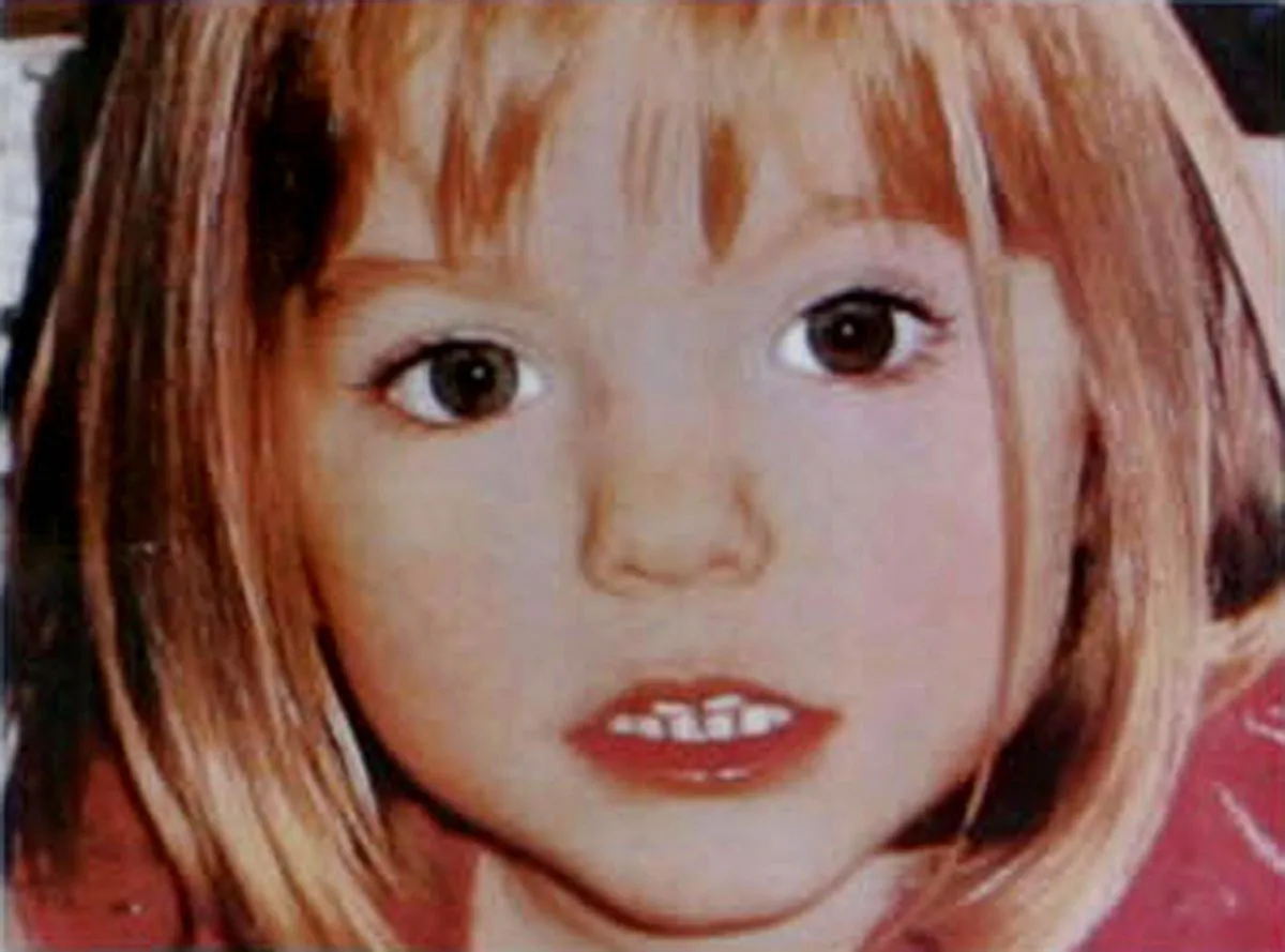 A picture of three-year old British girl Madeleine McCann who went missing at the Ocean club apartment hotel in Praia de Luz , in Lagos. (AFP/Getty Images)