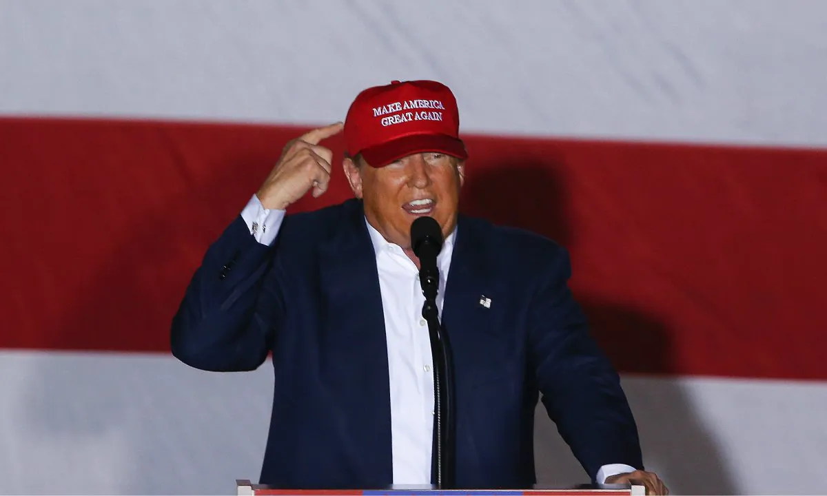 Republican presidential candidate Donald Trump speaks during a campaign rally in Boca Raton, Fla., Sunday, March 13, 2016. (AP Photo/Paul Sancya)