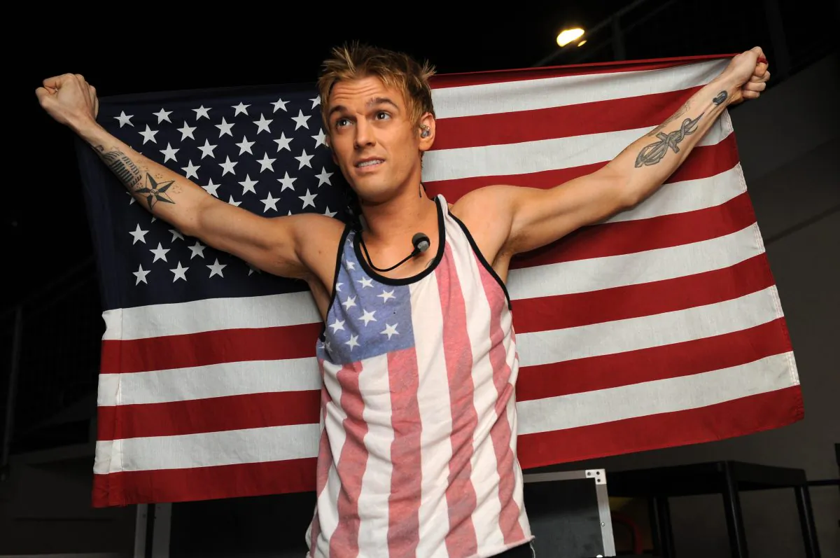 Aaron Carter performs at the Magic City Casino on May 18, 2013 in Miami, Florida. (Photo by Jeff Daly/Invision/AP)