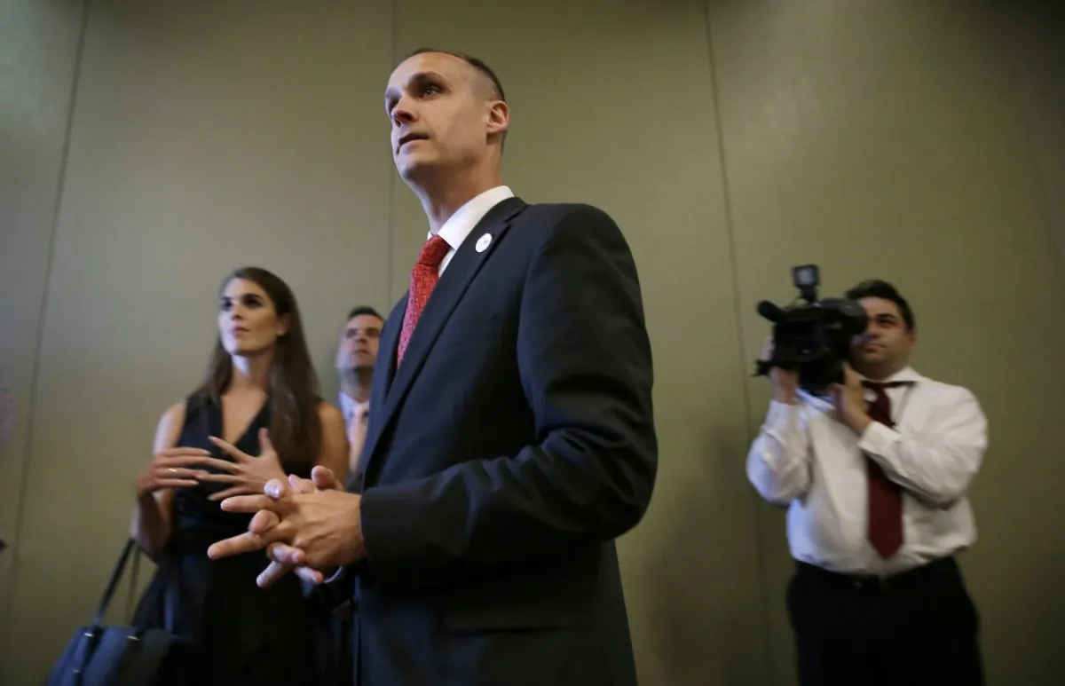 Donald Trump campaign manager Corey Lewandowski in a file photo. (AP Photo/Charlie Neibergall)