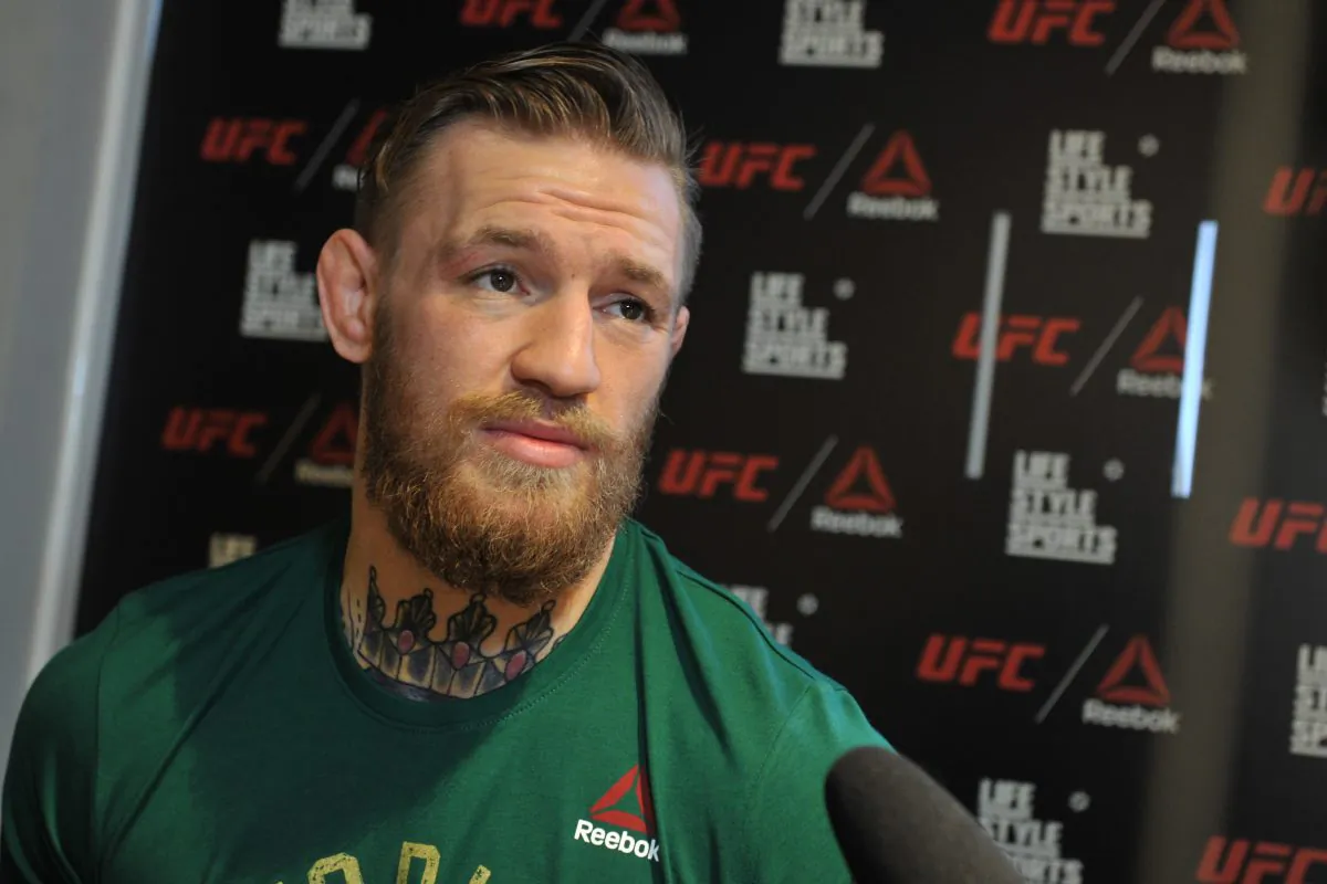 Conor McGregor is still the 145-pound UFC Champion. (Clodagh Kilcoyne/Getty Images for Reebok)