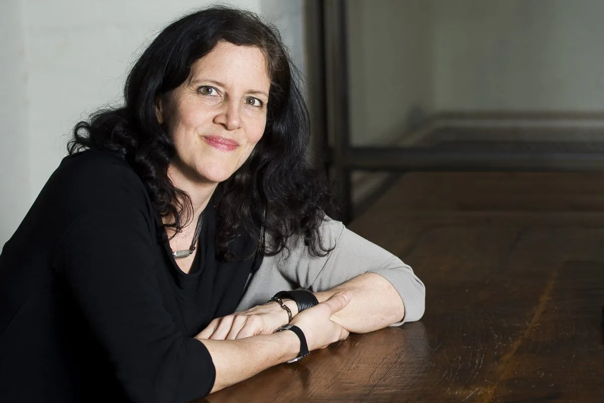 FILE - In this April 16, 2014 file photo, Laura Poitras poses for a portrait in New York. Poitras has a solo exhibition titled, "Astro Noise," showing at the Whitney Museum of American Art through May 1. (Photo by Charles Sykes/Invision/AP, File)