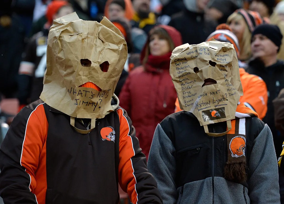 The Cleveland Browns have been to the playoffs just twice since 1989. (Jason Miller/Getty Images) 