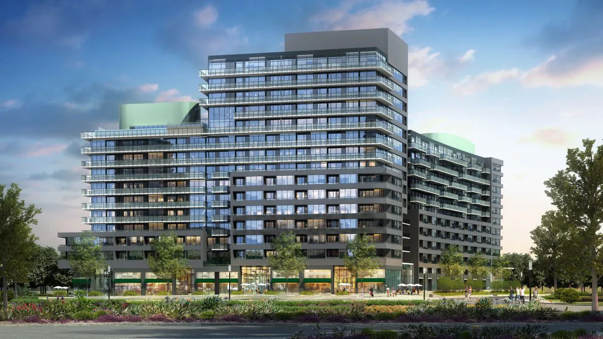 Rendering of Canary Park Condominiums. Canary District will catch the eyes of the world as it transitions from a home for athletes of the 2015 Pan American Games into a celebration of life and nature, family and community. (Baker Real Estate Inc.)