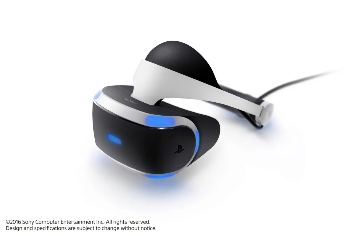 The Sony Playstation Virtual Reality headset. 