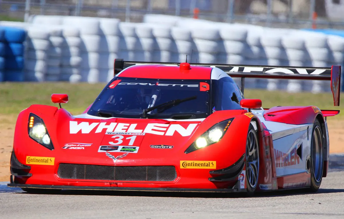 Dane Cameron in the #31 Action Express Racing/Whelen Engineering Coyote-Corvette DP set the quickest time of the four sessions, 1:52.135 at 120.070 mph. (Chris Jasurek/Epoch Times)
