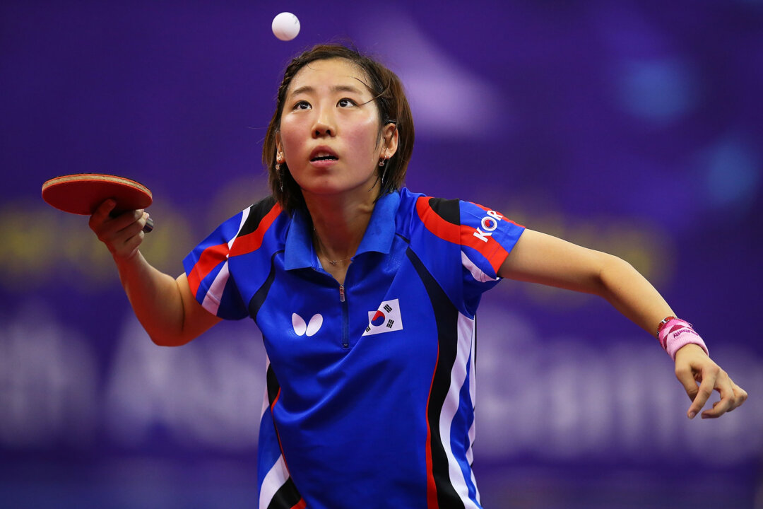 Yang Ha-eun of South Korea in Incheon, South Korea, on Oct. 2, 2014. Dr. Seo Hyo-seok has helped Ha-eun since she was young, resulting in increased physique, stamina, and growth. (Brendon Thorne/Getty Images)