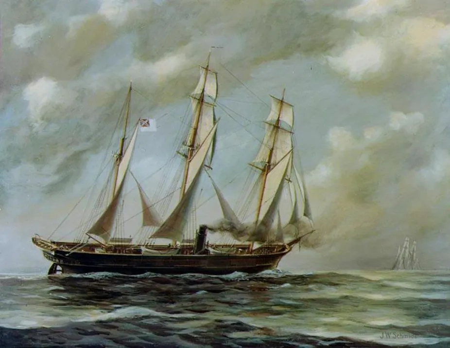 The dreaded CSS Alabama. (McMullen via Wikimedia Commons)
