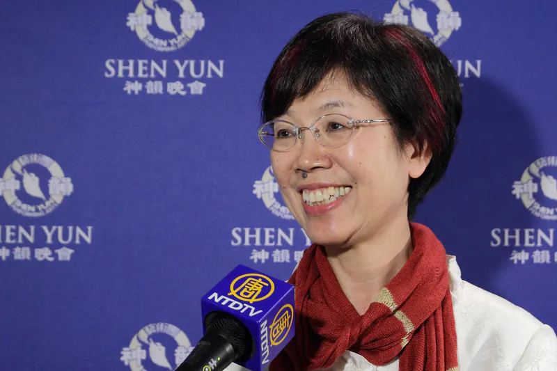 Legislator Yu Mei-nu attends Shen Yun performances in Taiwan for four consecutive years. (Lou Zhengzhong/Epoch Times)
