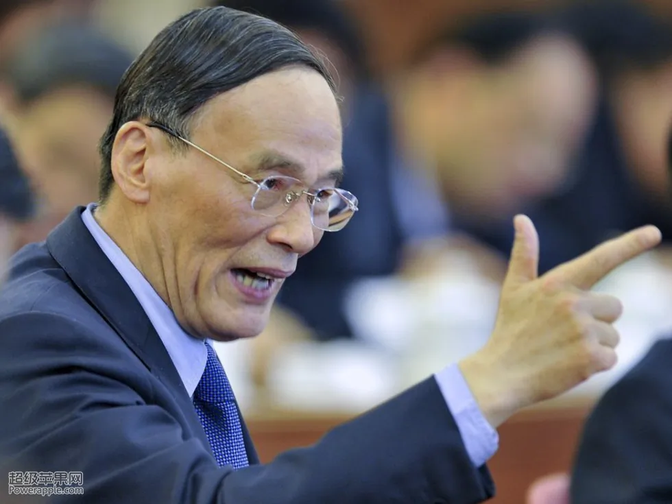 An undated photograph of Wang Qishan. (Weibo.com)
