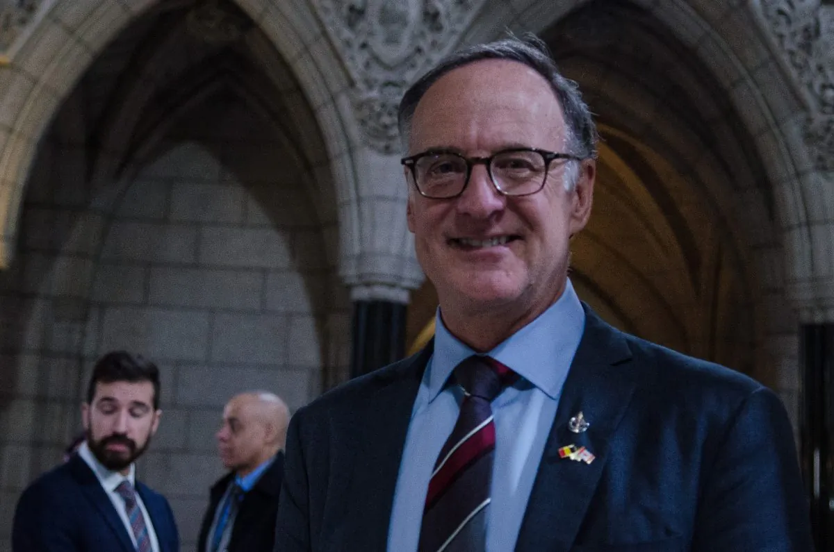 Liberal MP Rob Oliphant, seen Mar. 22.  on Parliament Hill, says the budget and tax cuts the Liberals have introduced are integral to a complete package aimed at helping a broad swath of Canadians. (Matthew Little/Epoch Times) 