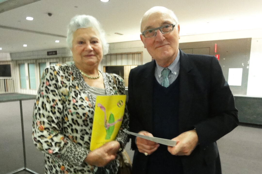 Mrs. Antonie Janssens and Mr. Etienne de Bruyn were deeply moved by Shen Yun Performing Arts on March 22 at the Concertgebouw. (Leonie Uijtdehaag/Epoch Times)
