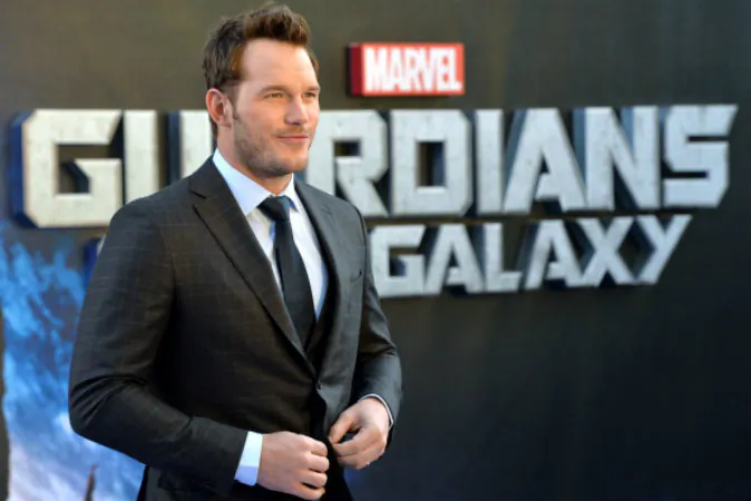 Chris Pratt attends the UK Premiere of "Guardians of the Galaxy" at Empire Leicester Square on July 24, 2014 in London, England.  (Photo by Anthony Harvey/Getty Images)