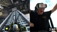 WATCH: Virtual Reality Roller Coaster Knocks These Guys Socks Off