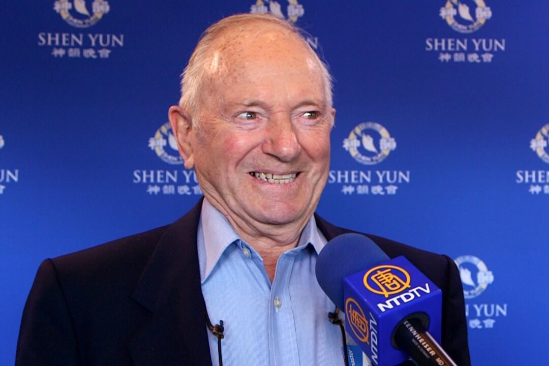 Keith Hurt attends  Shen Yun Performing Arts at the Fred Kavli Theater in the afternoon of March 23, 2016. (Courtesy of NTD Television)