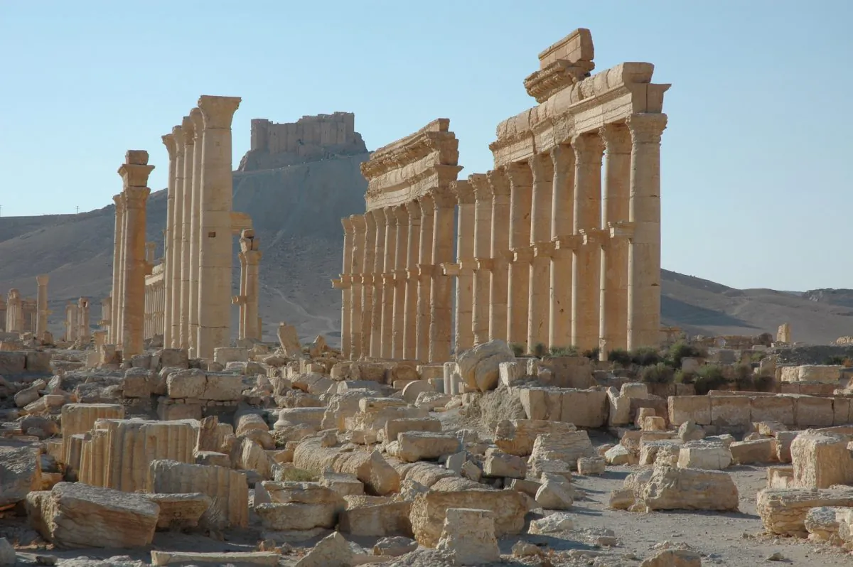 The site of the ancient city of Palmyra in Syria. (Ron Van Oers, UNESCO via AP)