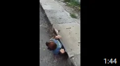 Woman Squeezes Into a Drain to Save Kitten’s Life
