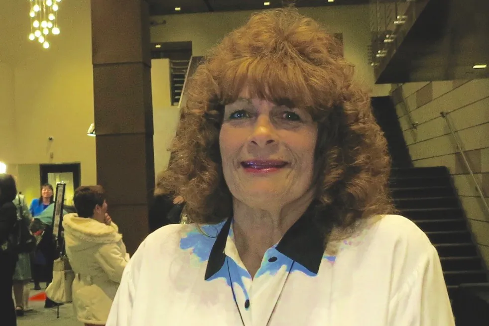 Pamela Davis after seeing Shen Yun Performing Arts at The Fred Kavli Theatre in Thousand Oaks on the evening of March 22, 2016. (Courtesy of NTD Television)