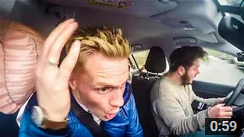 Youtuber Caught in Car Crash While Filming His Video