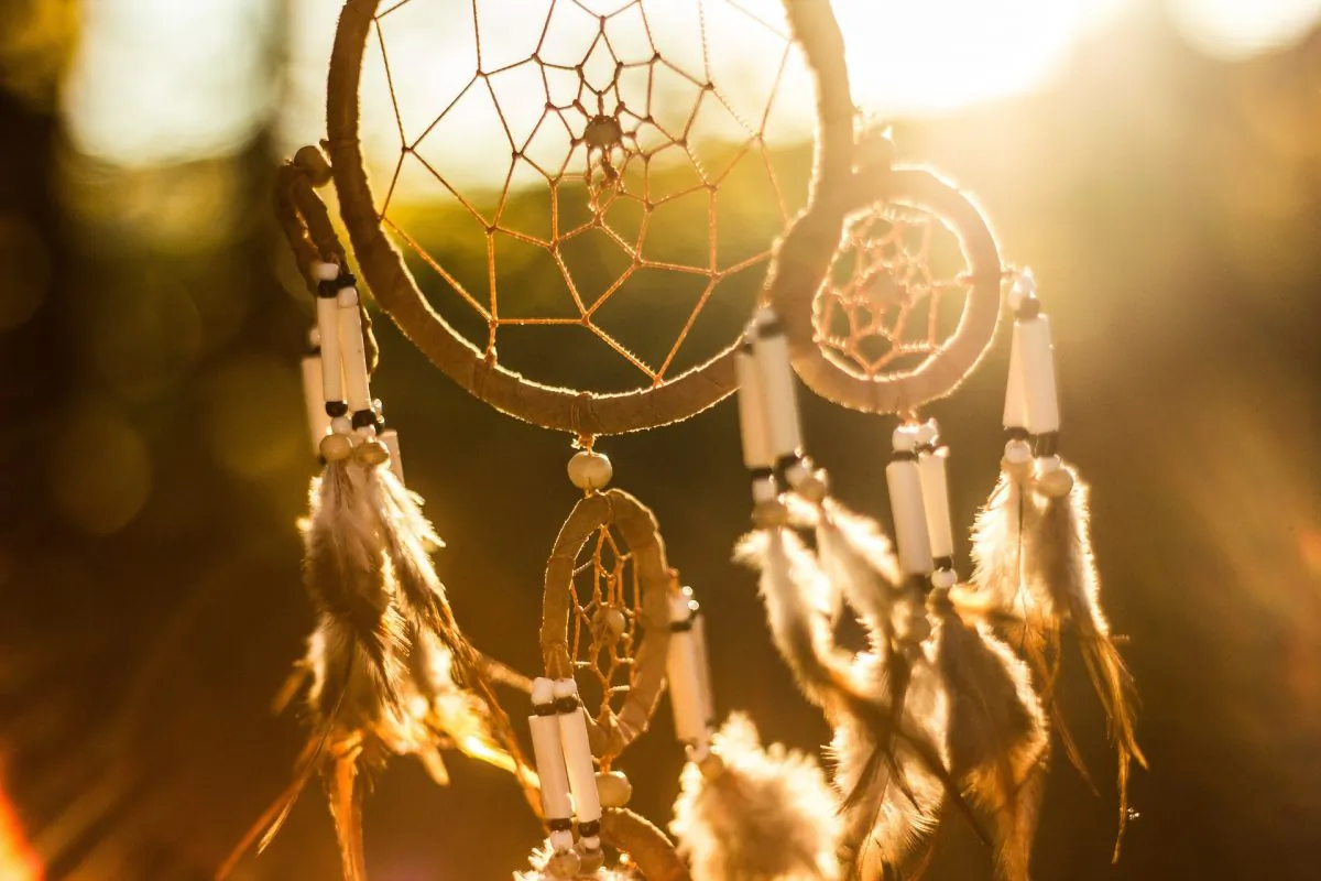 A Native American dream catcher (Public Domain)