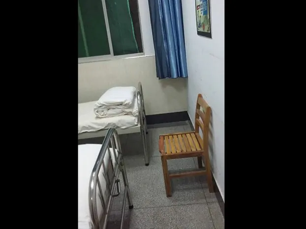 A picture provided by Lao showing the room he stayed at the mental hospital. (RFA)