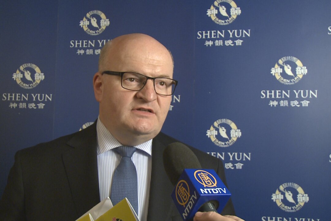 Daniel Herman, the minister of culture in Czech Republic, says Shen Yun is a "positive barrier against evil, violence, lies, falsehood." (NTD Television)