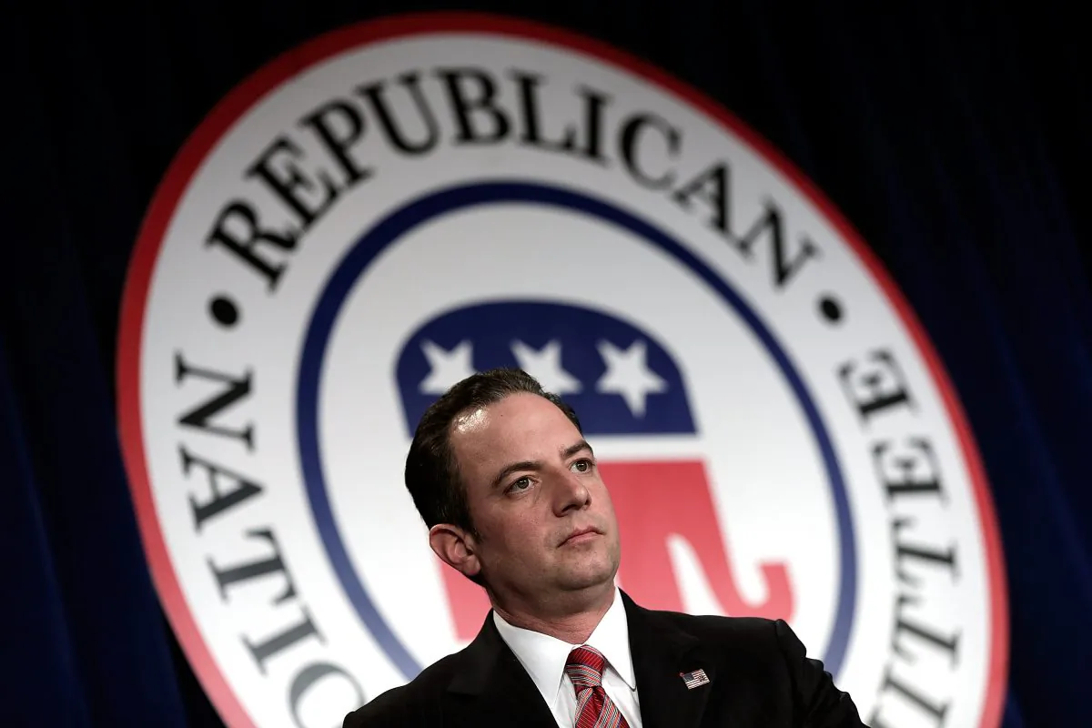 Republican National Committee Chairman Reince Priebus speaks at the annual RNC winter meeting in Washington on Jan/ 24, 2014. (Win McNamee/Getty Images)