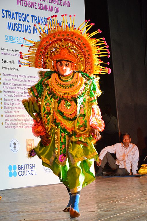 A Chhau dancer. (Bisarup Ganguly)