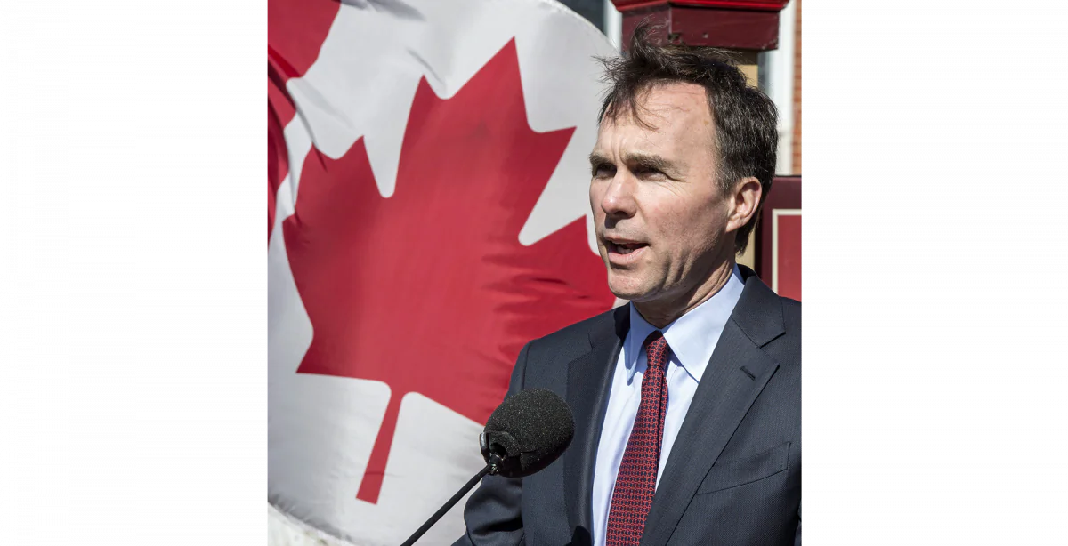 Finance Minister Bill Morneau responds to a question during a news conference on March 29, 2016, in Saint-Valentin, Que. (The Canadian Press/Paul Chiasson)