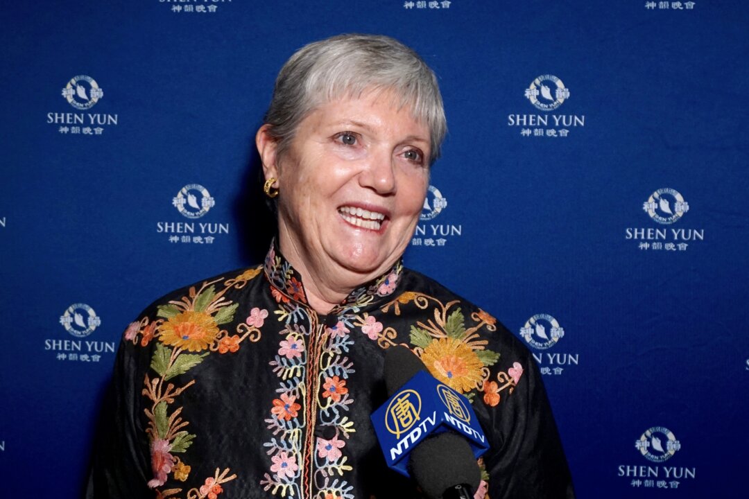 Beth Houser felt that Shen Yun brought her joy and peace. It touched her heart at the March 30 Shen Yun Performance in Charleston. (Courtesy of NTD Television)
