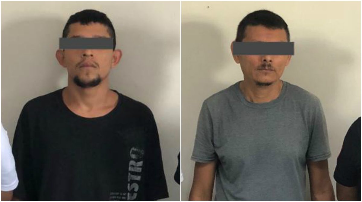 criminals captured in migrant caravan