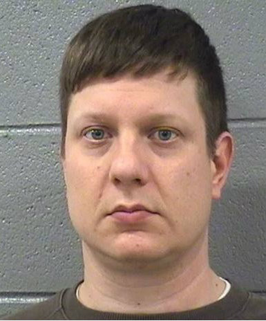 Jason Van Dyke in his mugshot. (Chicago Police Department)