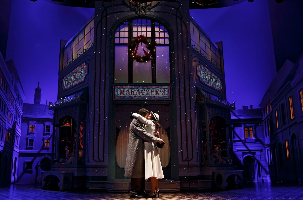 Zachary Levi and Laura Benanti in the finale of “She Loves Me.” (Joan Marcus)